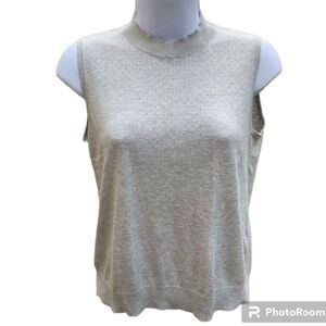 KENNETH Cole neck rib-knit tank top size XS
